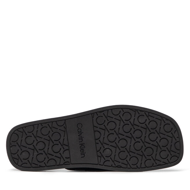 Calvin Klein Σαγιονάρες Calvin Klein Leather Thong Wb HM0HM00464 Ck Black BEH