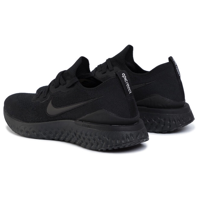 nike epic react black on black