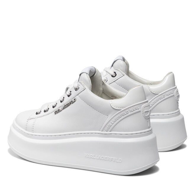 KARL LAGERFELD Sneakersy KARL LAGERFELD KL63515 White Lthr/Mono