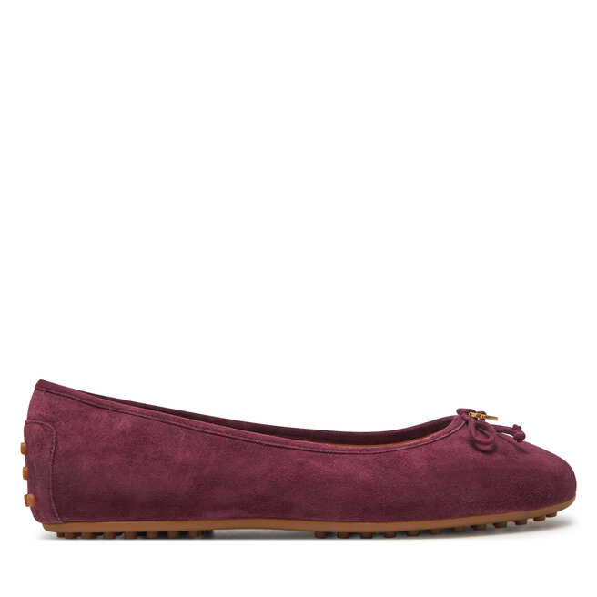 Baleriny LAUREN RALPH LAUREN - Bordowy