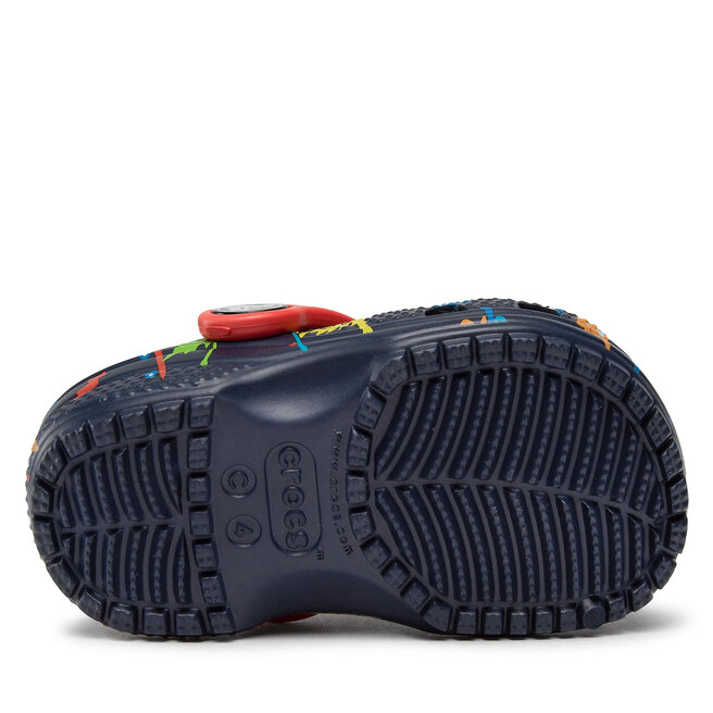 Crocs Șlapi Crocs Classic Easy Icon Clog 207592 Navy/Blue Marine