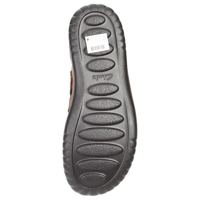 Sandály Clarks Wirrel Key 203585677 Dark Brown Lea | eobuv.cz