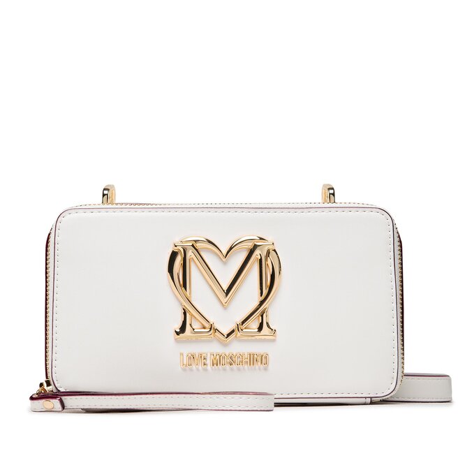 Geantă LOVE MOSCHINO JC4411PP0FKQ0120 Off White crossbody imagine noua 2022