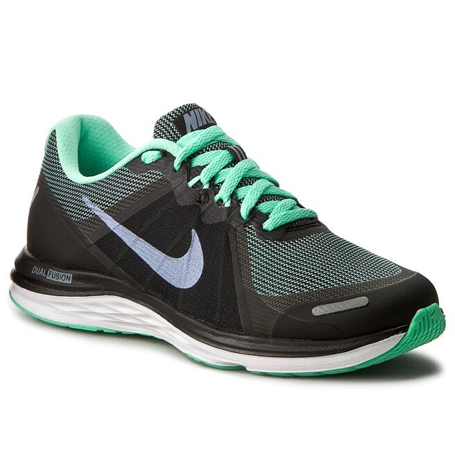 Zapatos Nike Dual Fusion X 2 819318 011 Black/Mtlc Dusk/Green Glo • Www.zapatos.es
