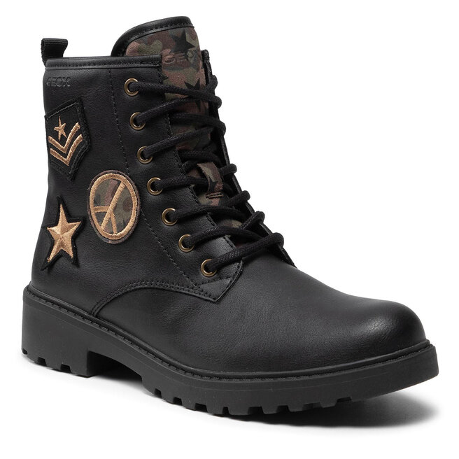 Geox Csizma Geox J Casey G. C J1620C 000BC C9999 S Black