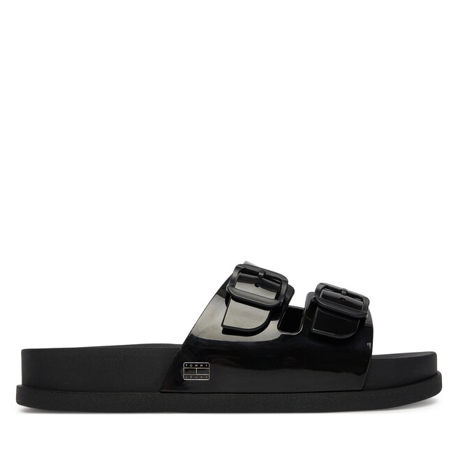 Klapki Tommy Jeans Tjw Comfort Jelly Slides EN0EN02974 Czarny -