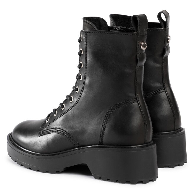 steve madden tornado black leather