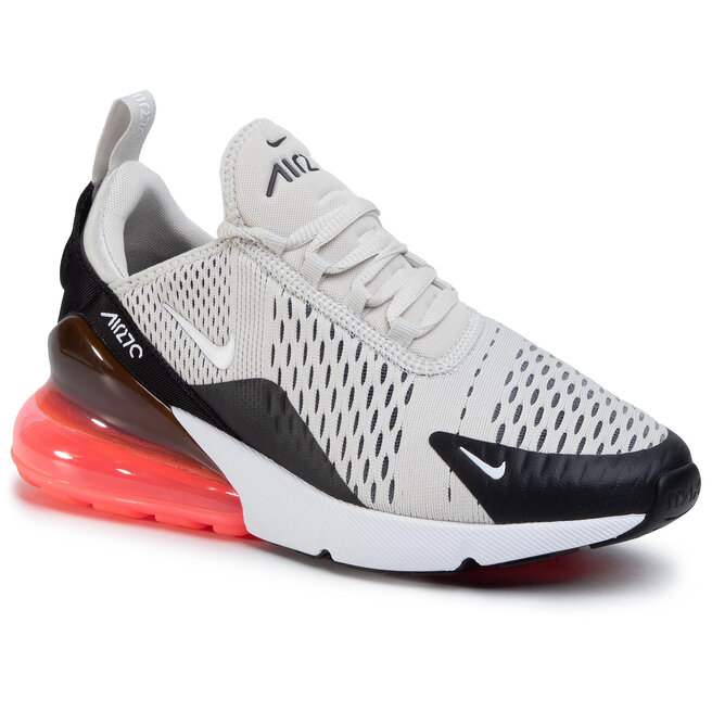 Nike Air Max 270 AH8050 003 Black Light Bone Hot Punch