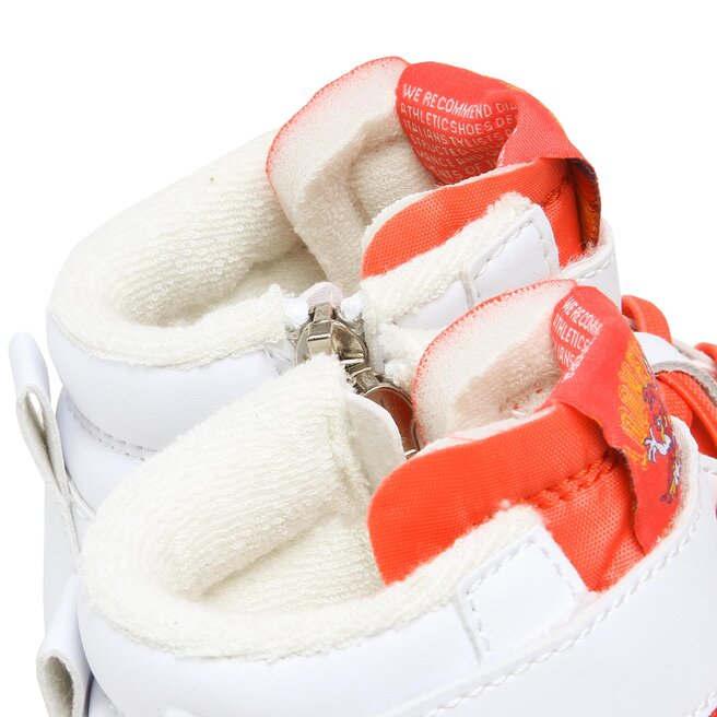 Diadora Сникърси Diadora Magic Basket Mid Lola Ps 501.178933 01 C6287 White/Coral