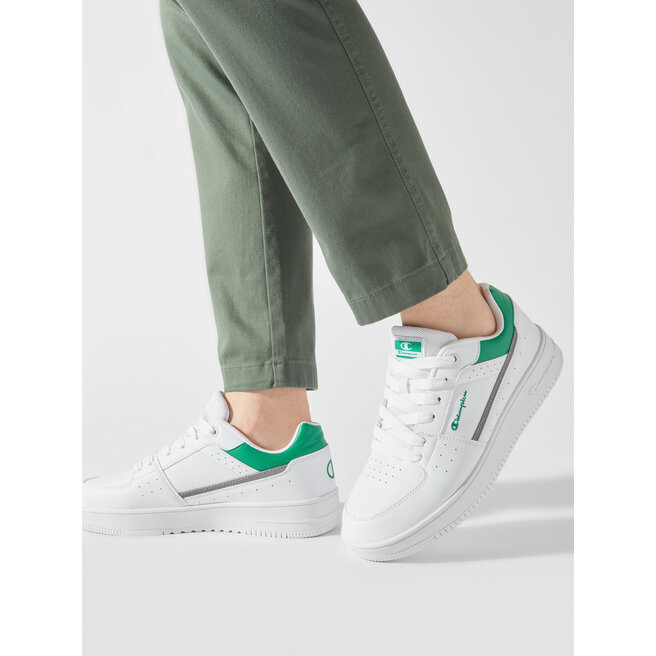 Champion Sportcipő Champion Rebound Evolve Ii Low Element Low Cut Sh S22129-WW003 Wht/Green
