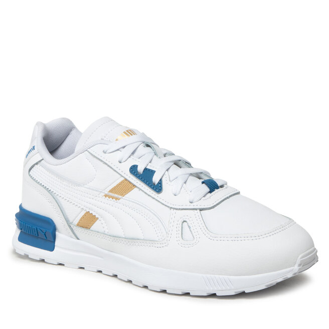 Puma Сникърси Puma Gravition Pro Fc 386479 01 Puma White/Lake Blue/Gold