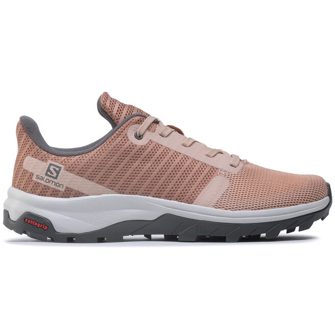 Salomon Trekingová obuv Salomon Outbound Prism W 412681 20 M0 Sirocco/Mocha Mousse/Alloy