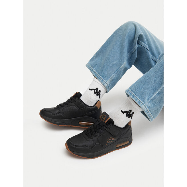 Sneakersy Kappa CEO-CP40-24976W-A(CH) Czarny - chłopięce