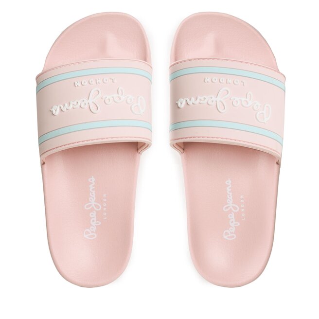 Pepe Jeans Papucs Pepe Jeans Slider Logo G PGS70053 Light Pink 315