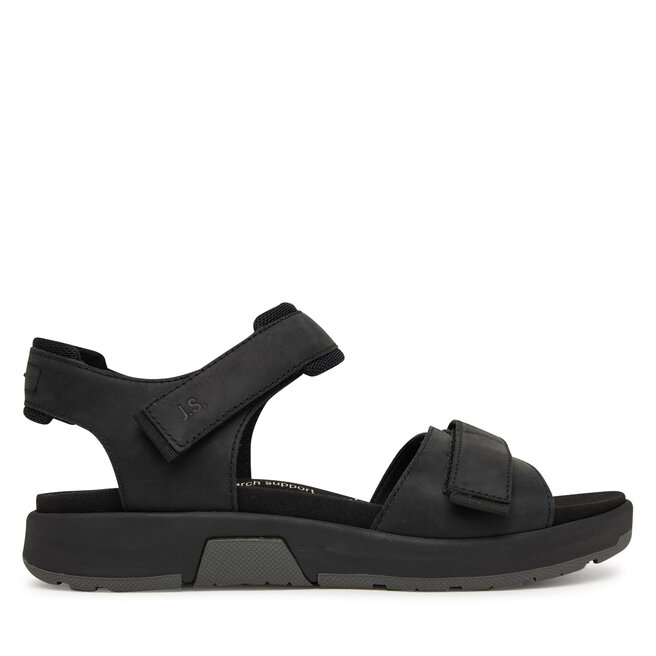 Sandały Josef Seibel Emeric 10 17310 Czarny - męskie