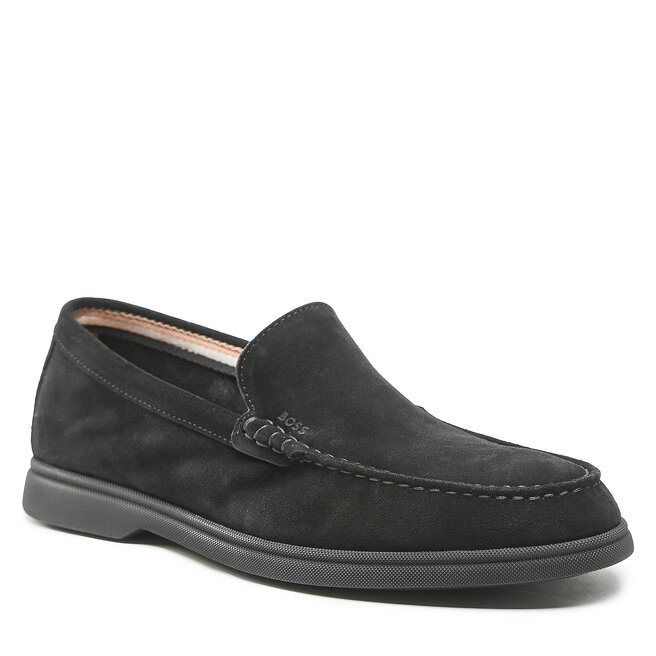 Mocasini Boss Sienne 50471122 10231455 01 Black 001 001 imagine noua