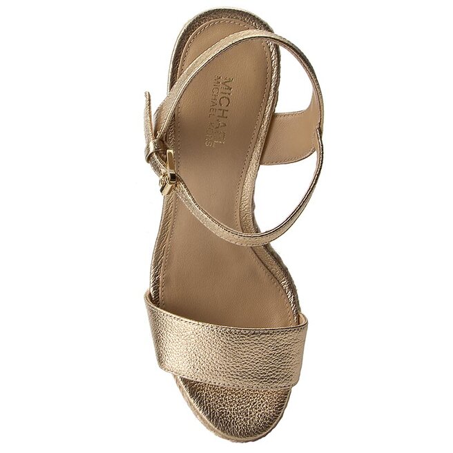 Michael kors jill wedge gold store
