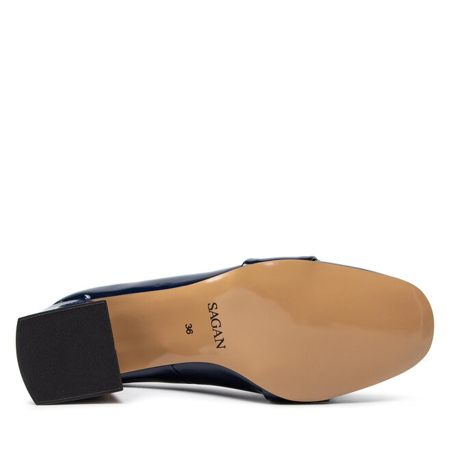 Sagan Scarpe basse Sagan 4762 Granatowy Lakier