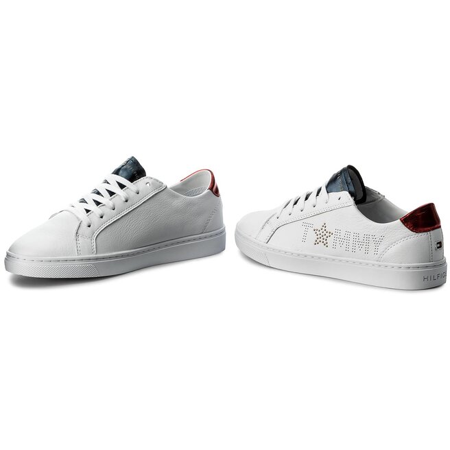 Tommy star metallic sneaker hotsell