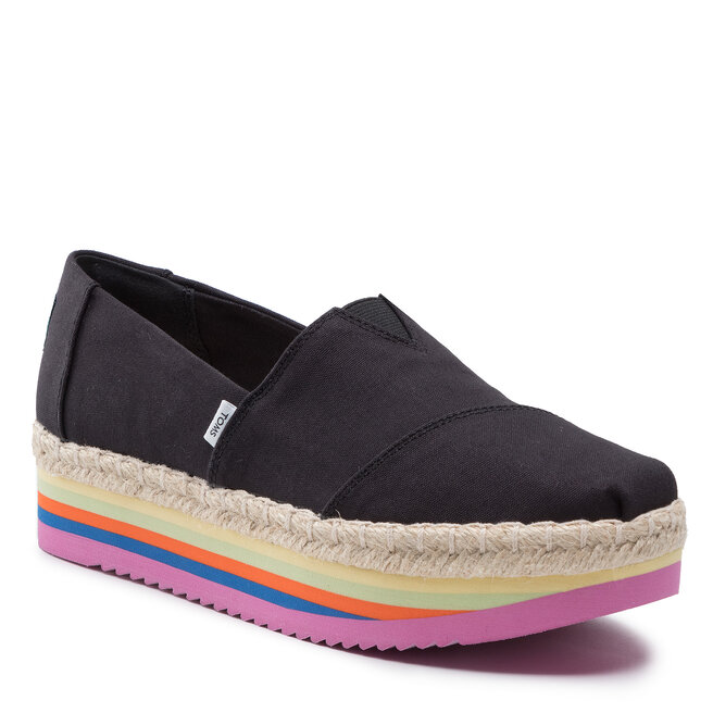 Toms Еспадрили Toms Alpargata Platform Rope High 10017849 Black