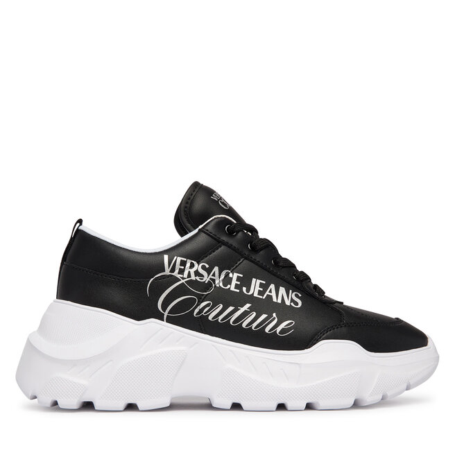 Sneakersy Versace Jeans Couture 80VA3SC1 ZPB69 899 Czarny - kobiece