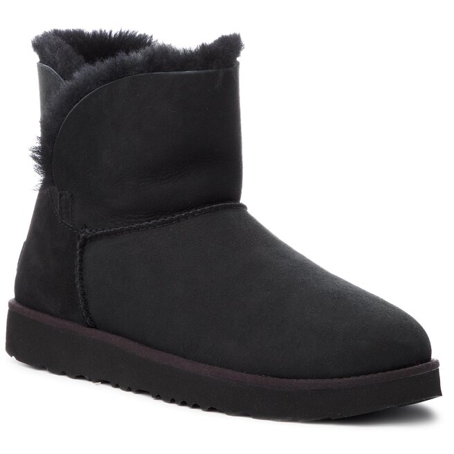Ugg classic shop cuff mini schwarz