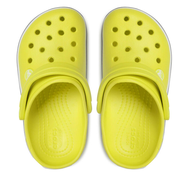 Crocs Șlapi Crocs Crocband Clog K 207006 Citrus/Grey 725