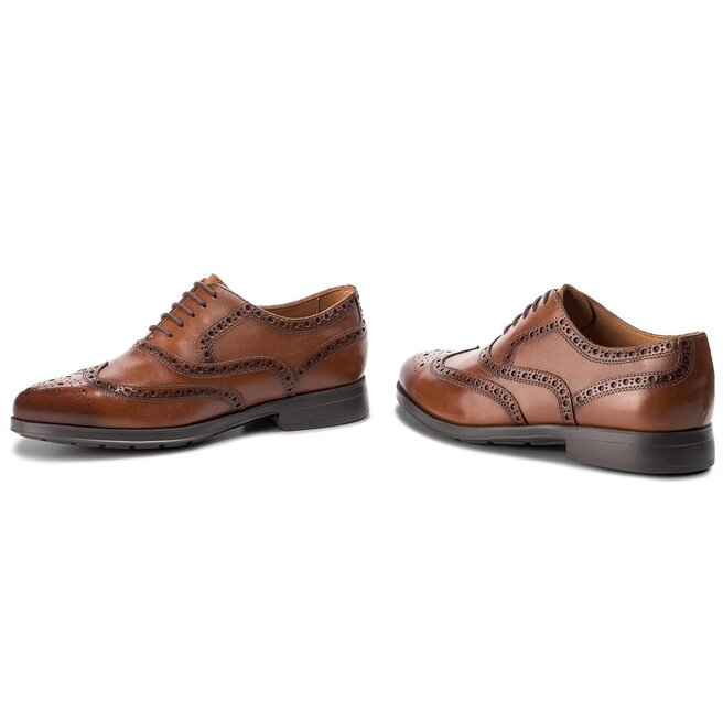 Chaussures basses Geox U Hilstone 2Fit B U824PB 00043 C6001 Cognac