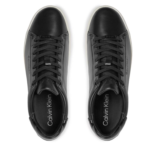 Sneakers Calvin Klein Clean Cupsole Lace Up HW0HW01863 Nero | escarpe.it