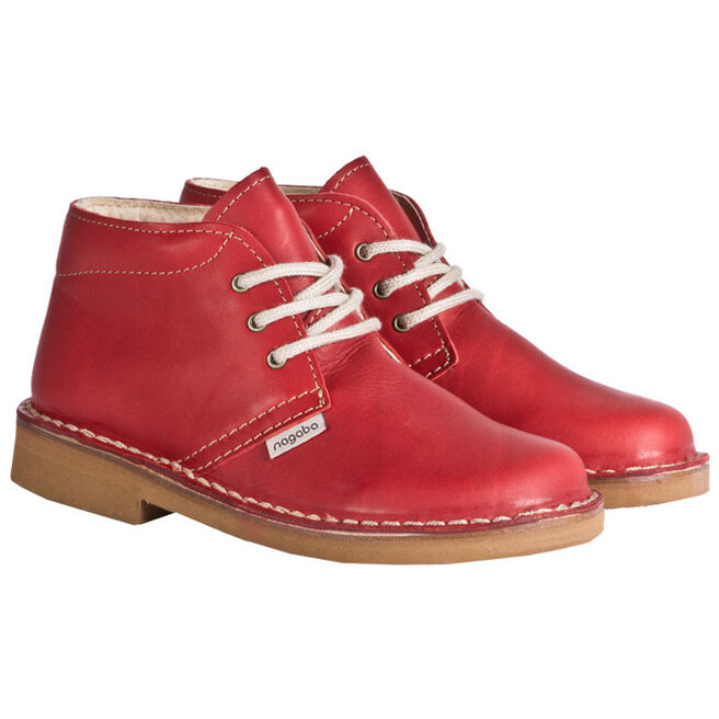 Botines planos Nagaba 074 Magnum Rojo zapatos.es