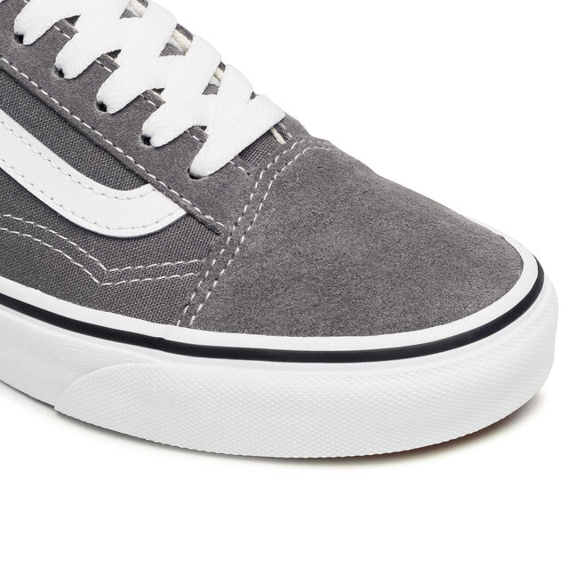 pewter white vans