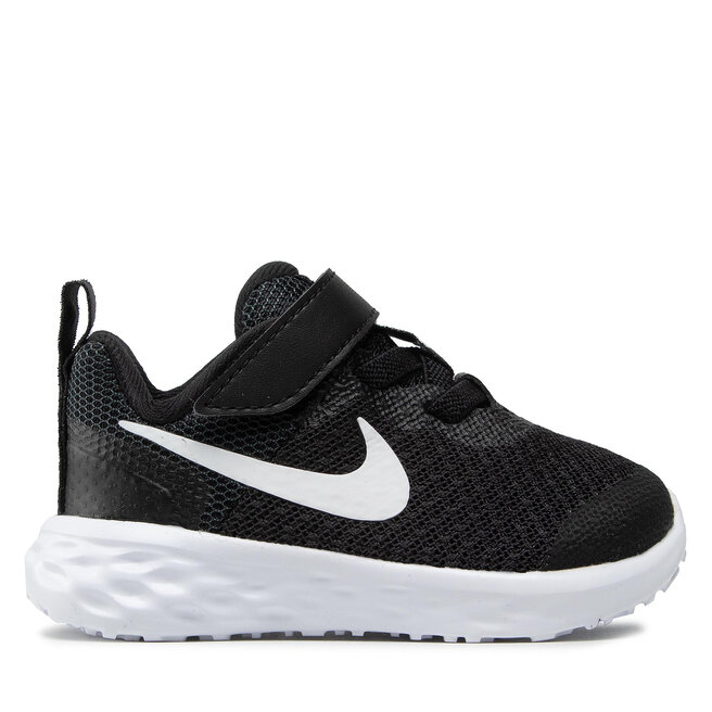 Nike Обувки Nike Revolution 6 Nn (Tdv) DD1094 003 Black/White/Dk Smoke Grey
