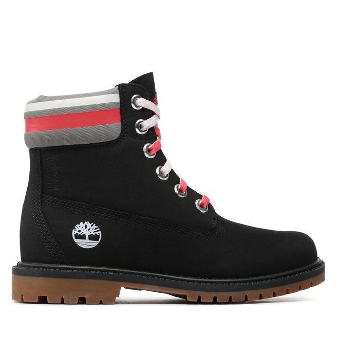 Timberland Schnürstiefeletten Timberland 6In Hert Bt Cupsole- W TB0A5M580011 Black Nubuck W Pink