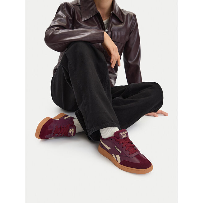 Sneakersy Reebok CEO-FORTE LOUNGER AR30252W-RY Bordowy - kobiece