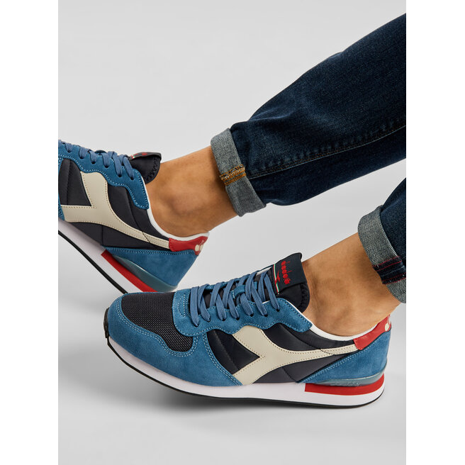 Diadora Mens Camaro Lace Up Sneakers Shoes Casual - Blue - Size 4 - Foto 14