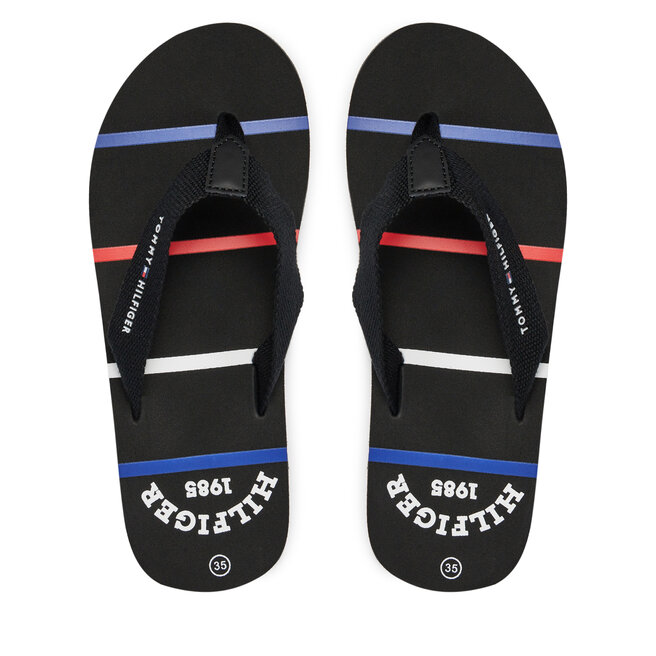 Japonki Tommy Hilfiger - S Czarny