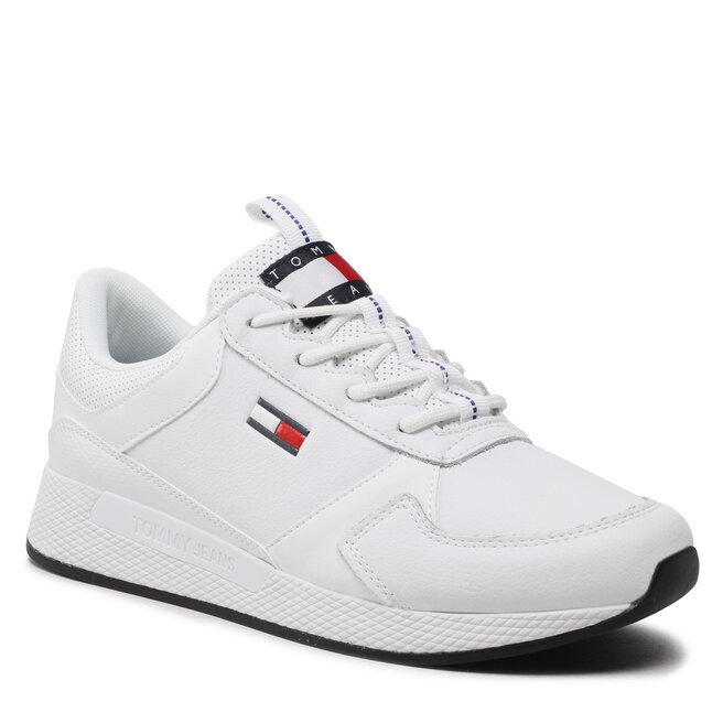 Sneakers Tommy Jeans Flexi Runner Ess EM0EM01080 White YBR EM0EM01080 imagine noua
