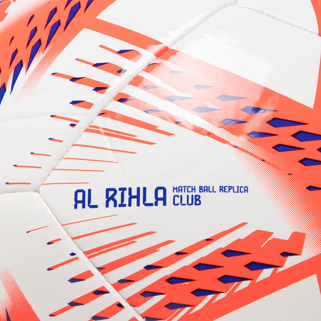 adidas Focilabda adidas Al Rihla Club Ball H57801 White/Solar Red/Pantone
