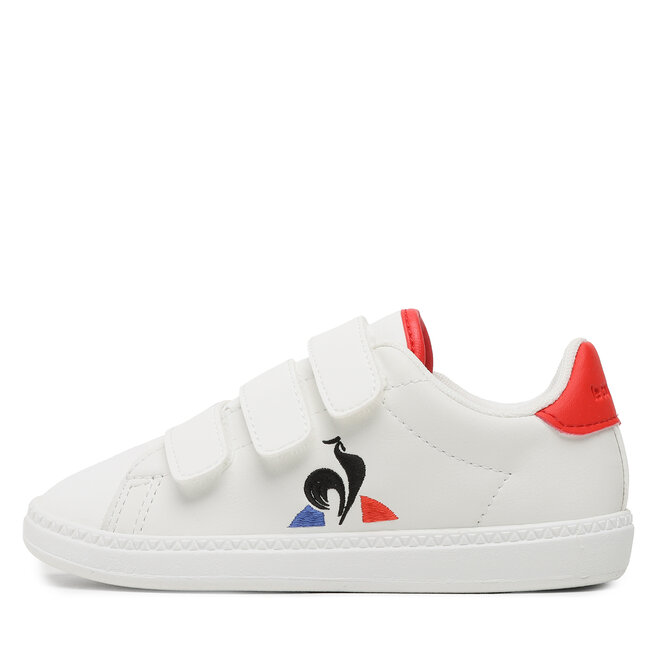 Le Coq Sportif Courtset Optical White/Tan, Zapatillas Unisex Adulto, 43 EU