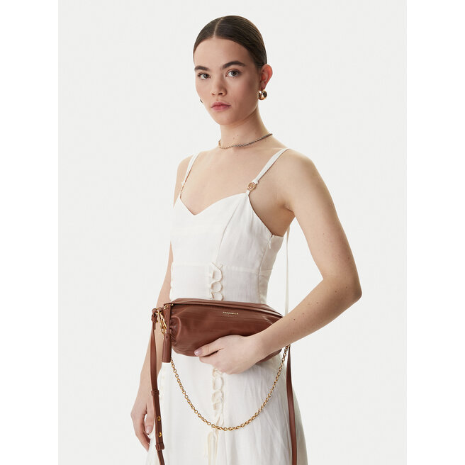 Torebka Coccinelle U4Q Coccinelle Roll Plisse E1 U4Q 15 02 01 Brązowy -