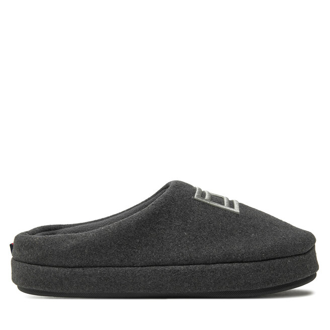 Kapcie Tommy Hilfiger Flag Warm Felt House Shoe - Granatowy