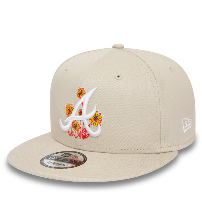 Czapka z daszkiem New Era Flower Icon 950 Braves - Beżowy