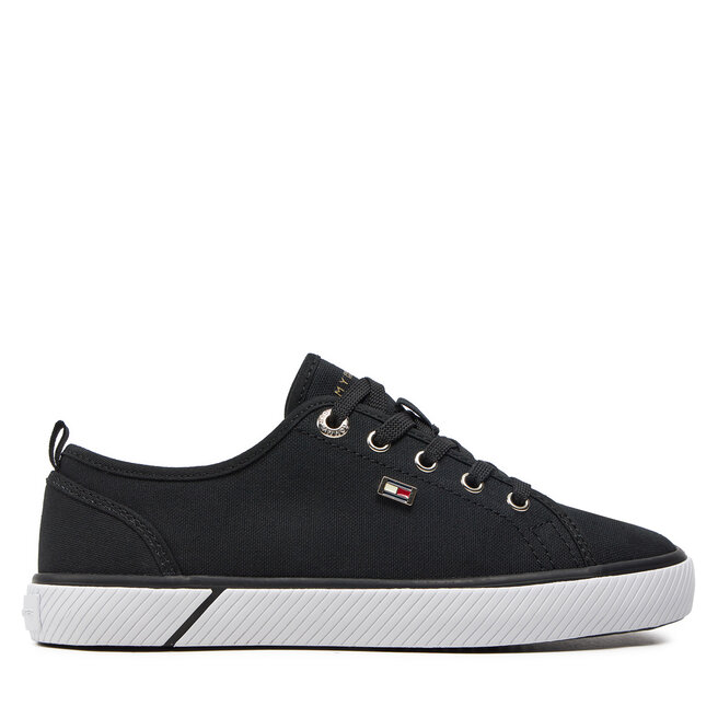 Tenisówki Tommy Hilfiger Vulc Canvas Sneaker - Czarny