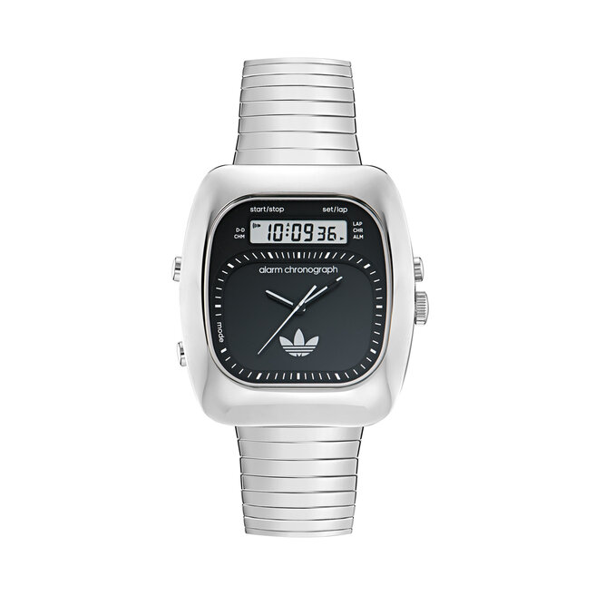 Zegarek adidas Retro Wave Three Chronograph - Srebrny
