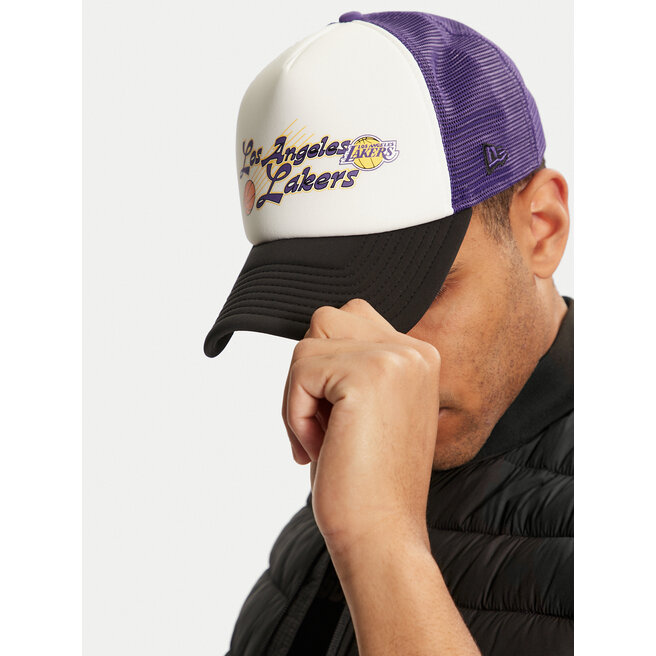 Czapka z daszkiem New Era NBA Graphic Trucker - Fioletowy
