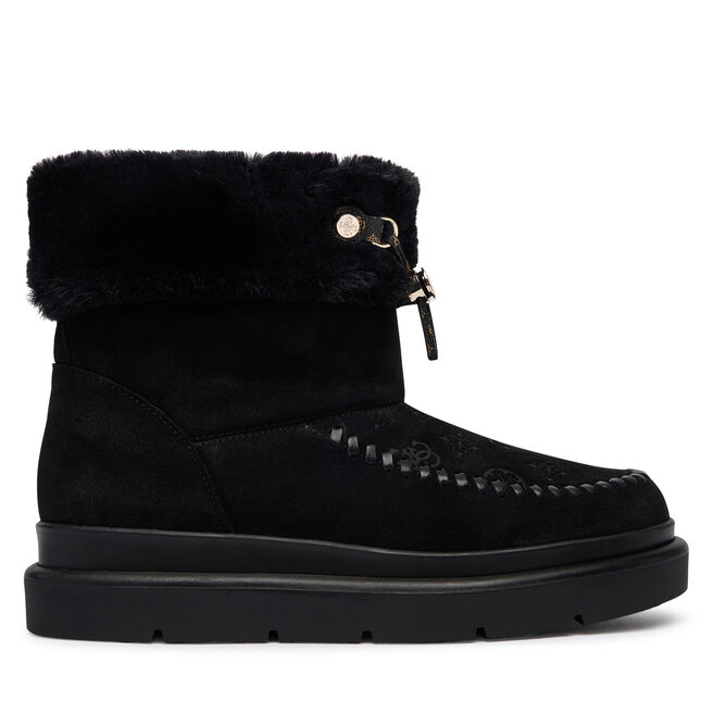 Śniegowce Guess FLFKEN LEA10 Czarny