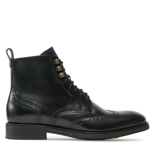 Μπότες Lord Premium Boots Brogues 5601 Black L01