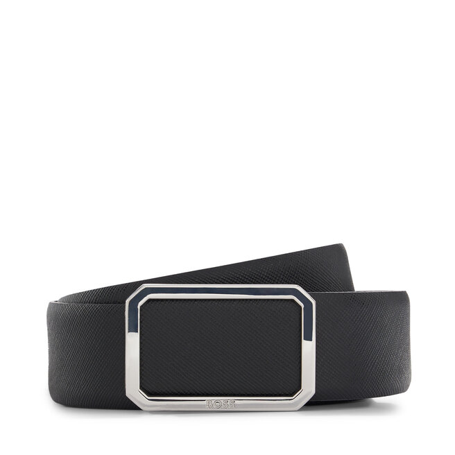 Pasek Męski Boss Ereson-Sf Sz35 - Czarny