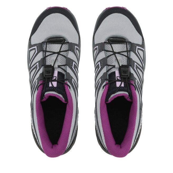 Salomon Scarpe Salomon Speedcross J L41727200 13 M0 Quarry/Black/Sparkling Grape