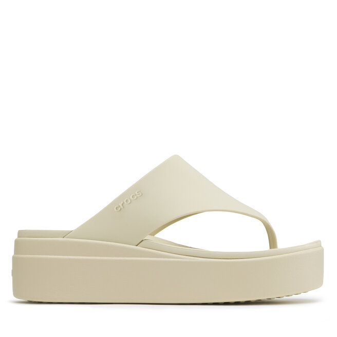 Japonki Crocs Crocs Brooklyn Flip - Beżowy